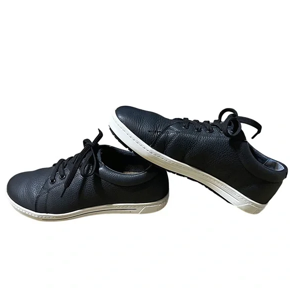 Birkenstock QO 500 NL Black Leather Non Slip Sneakers EU 38 US 7.5 - Picture 2 of 16